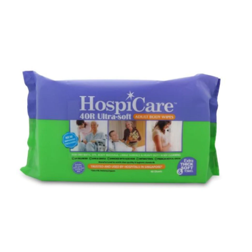 Khăn giấy ướt siêu mềm – HospiCare 40R Ultra soft ABW